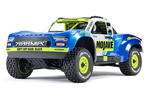 ARRMA Mojave Grom Mega 380 4X4 RC Short Course Truck Electric 4WD 1/16 Scale RTR - Blue/White