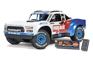 ARRMA Mojave Grom 223S BLX RC Short Course Truck Electric Brushless 4WD 1/16 Scale RTR - White