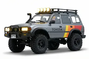 FMS FCX10 LC80 Toyota Land Cruiser RC Rock Crawler Electric 4WD 1/10 Scale RTR