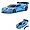 Protoform 1/7 Chevrolet Corvette C8 Painted Body Shell - Blue PRM157713