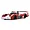Kyosho Mini-Z Toyota GT-One TS020 RC car in red and white ZENT livery with number 1 on the side.