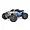 ARRMA Granite 1/10 scale 4WD electric RC monster truck in blue, white, and black livery, viewed from a front three-quarter angle.