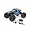 Axial UTB18 Capra 4WS RC Trail Rock Crawler Electric 4WD 1/18 Scale RTR - Blue 1750T1