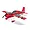 E-Flite RC Plane Eratix 3D FF (Flat Foamy) 860mm BNF Basic with AS3X and Safe Select Technology - Red EFL01950