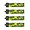 Four BetaFPV LAVA 1S 580mAh 95C LiPo batteries with hard cases arranged vertically against a white background.