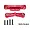 GPM Aluminium Rear Lower Suspension Mounts 2Pcs - Red MAK009N-R