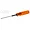 MIP 3.0mm G2 hex driver with a translucent orange handle and a black metal shaft, isolated on a white background.