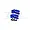 GPM Aluminium 25T Servo Horns 2Pcs - Blue ER024N-B