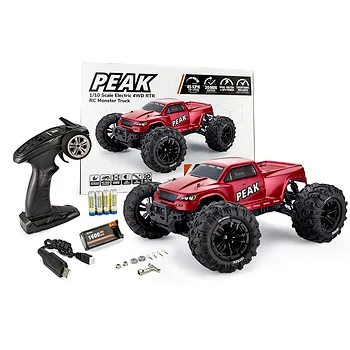 Atrek Peak RC Monster Truck Electric 4WD 1/10 Scale RTR
