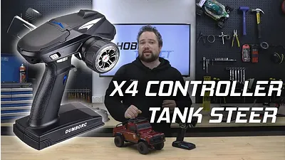 Dumbo RC X4 controller - How-to: Switch Steering Modes