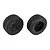 Team Associated 2.2" Rear Tyres on Black Rims - Glued Wheels 2Pcs 72112