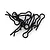 Rovan Black 1.5mm Body Pins 10Pcs 65057