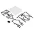 Axial 1/10 UMG10 Rear Bed Set - Clear AXI31640