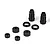 Losi Shock Retainer Ball & Cap Set LOSB1916