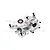 GPM Aluminium Front Upper and Lower Bulkhead - Silver TS012-S