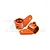 GPM Aluminium Front Steering Hubs 2Pcs - Orange TSM021-O
