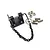 Yeah Racing Adjustable Drop Hitch - Black YA-0428
