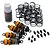 Yeah Racing 55mm Complete Shock Absorber Set 4Pcs - Orange DSG-0055OR