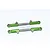 GPM Aluminium Front Upper Adjustable Turnbuckles 2Pcs - Green SLA054-G
