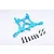 GPM Aluminium Rear Shock Tower - Sky Blue CRA030-SB