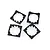 Rovan Small Differential Bevel Gear Holders 4Pcs 66049