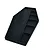A black silicone parts tray by Reefs RC, shaped like a coffin with multiple compartments for organizing small screws and parts.