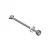 A 3D CAD rendering of an MIP C-CVD driveshaft with a retaining ring, shown against a plain white background.