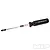 MIP 2.0mm ball end hex driver with a black handle and a white and red striped shaft, isolated on a white background.