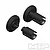 MIP Ball Differential Outdrives Set for RC vehicles, showing two black metal outdrive components on a white background.