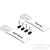 MIP HD CVD Rebuild Kit containing two small tubes of lubricant, four metal pins, and four small black cylindrical components on a white background.