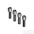 MIP 4x12mm Partial Thread Pin Screws 4Pcs 99120