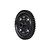 A black Traxxas 52T 1Mod steel spur gear for RC vehicles, shown from a slight angle against a white background.