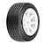 Pro-Line 1.9" VTA 26mm Front Tyres on 8-Spoke White Rims - Glued Wheels 2Pcs PRM1014017