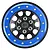 Pro-Line 2.9" Steelies Dual Off Set RIms 2Pcs - Blue/Black PRO283800