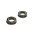 Two ARRMA flanged ball bearings with rubber seals, shown from an angled perspective against a white background.