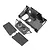 Losi Rear Bulkhead, Fan Panel and Mud Guard Set LOS251056