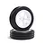 Losi Rib Front Tyres on White 5 Spoke Rims 2Pcs LOS41021