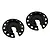 RC Maker Aluminium Shock Spring Retainers 2Pcs - Black RCM-SP-2065