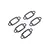 Rovan Exhaust Pipe Gaskets 5Pcs 67028