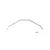 A silver metal Kyosho 2.7mm front sway bar for RC cars, shown against a plain white background with a small label marked 2.7.