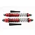 GPM Red Aluminium 127-186mm Front Shocks 2Pcs BJ186F/R-BK-BEBK