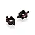 Two dark metallic RC inner driveshaft couplers shown from an angled perspective against a white background.