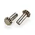 Two metal 13-tooth bevel gears for RC cars, shown from different angles on a white background.