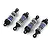 Maverick Aluminium Complete Adjustable Shock Absorber Set 4Pcs - Blue 150555