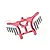 GPM Aluminium Rear Shock Tower - Red RUS030-R