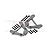GPM Aluminium Rear Shock Towers 2Pcs - Grey Silver SCX6030-GS