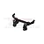 GPM Aluminium Front Steering Assembly - Black TFM048-BK
