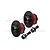 GPM Carbon Steel Front and Rear Complete Differentials with Input Gears 4Pcs - Red TXM1211-R