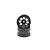 Kyosho 1.9" 8 Hole Rims 2Pcs - Black OTH245BK