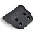 A black RPM RC front bumper spare part shown from a top-down angle on a white background.
